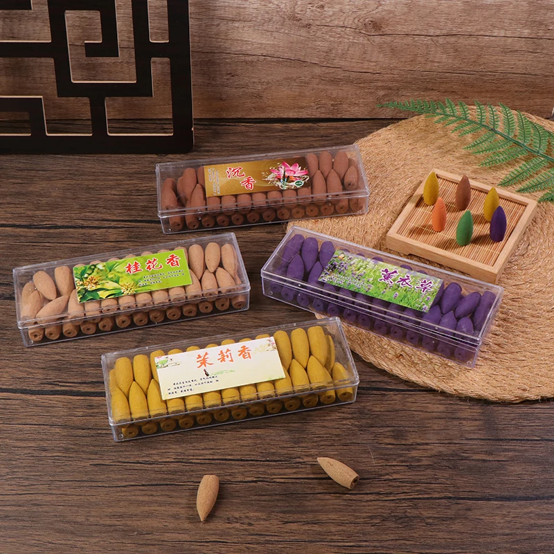 50 капсул/коробка ароматические конусы из сандалового дерева