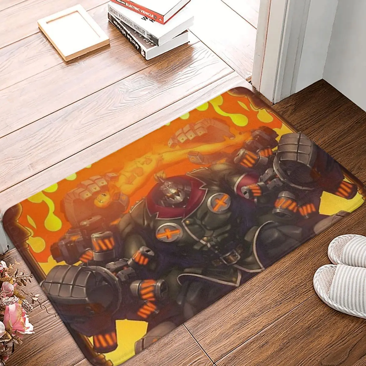 

Guilty Gear нескользящий коврик Potemkin для гостиной спальни коврик для улицы фланелевый современный декор