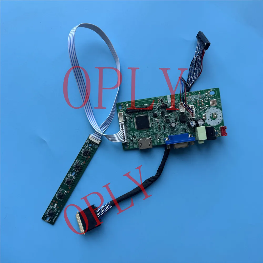 Фото Плата контроллера 58C с HDMI и аудиовходом VGA в комплекте для B140XW01 B140XW03 1366X768 14-дюймовой LED LCD панели, экрана монитора, DIY-устройства