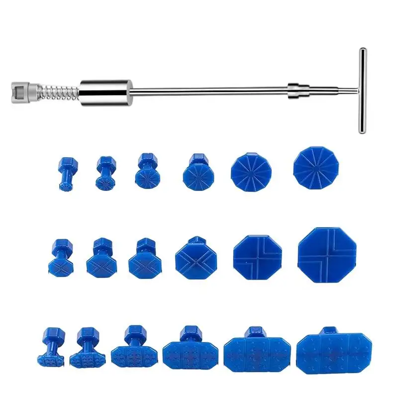 

Car Dent Removal Kit Repair Reverse Hammer Metal T Dent Removal Bar Vehicle Slide Reverse Hammer Pulling Hand Tools