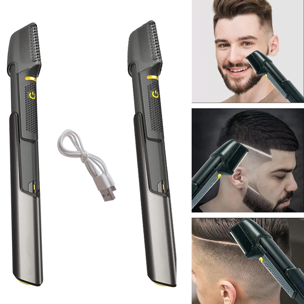 3 в 1 Электрический триммер для бороды безопасная бритва противоскользящий