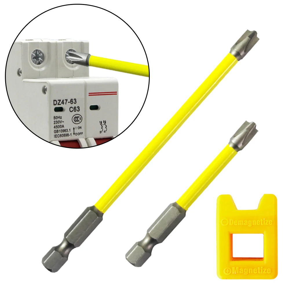 

65-110mm FPH2 Magnetic Special Slotted Cross Screwdriver Bit With Magnetizer 65-110mm FPH2 Magnetic Special Slotted Cross
