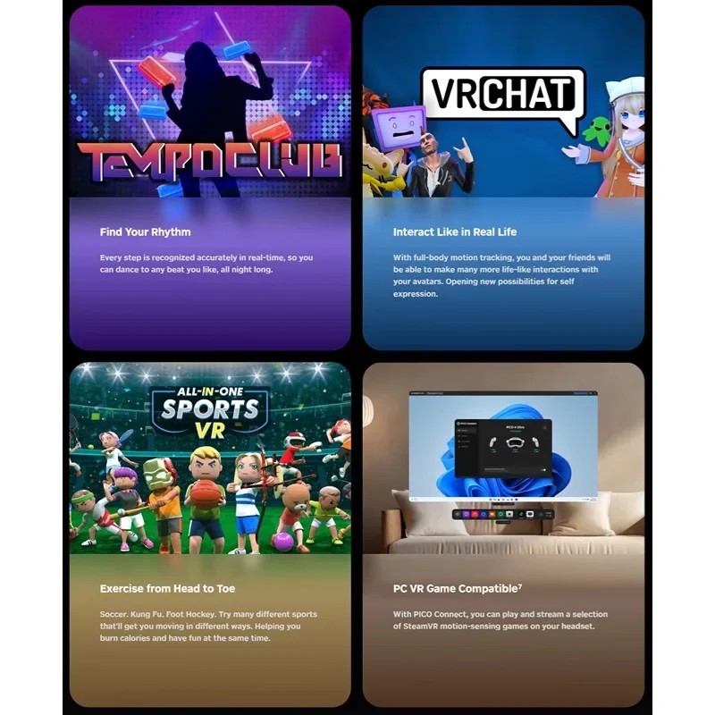 Микросхема PICO Motion Tracker Specs. Отслеживание движения всего тела