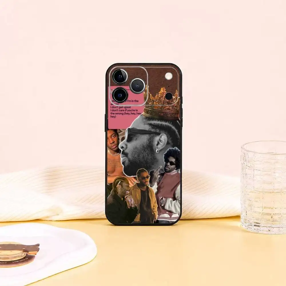 Чехол для телефона Singer B-Brent Faiyaz, силиконовый, мягкий, для iPhone 17, 16, 15, 14, 13, 12, 11, X, XR, Plus, Pro, Max, Plus (art.: 3920db4e763b4) - 3920db4e763b4