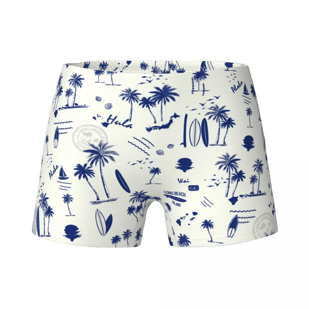 

Hawaii Style Leaf Children's Girls Underwear Kids Pretty Boxer Shorts Soft Cotton Teenagers Panties Underpants Size 4T-15T