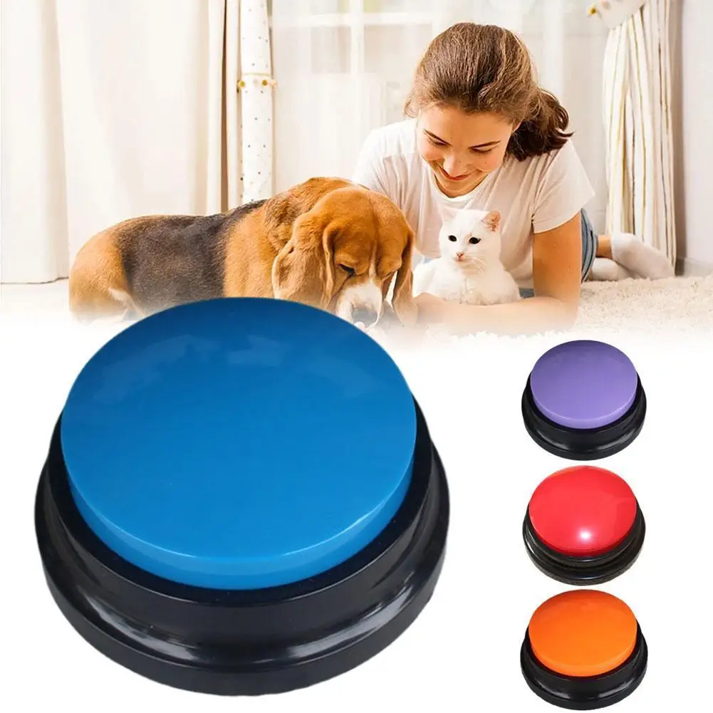 

Pet Communication Button Pet Voice Communication Button Dog Eating Dialogue Trainer Pet Communication Training Tool
