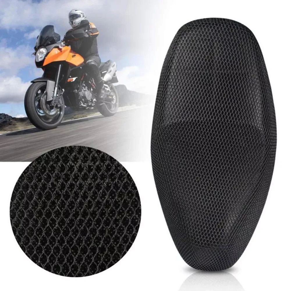 

1PCS Motorcycle Seat Cushion Cover S/M/L/XL/XXL/XXXL Net 3D Mesh Protector Insulation Cushion Cover Electric Bike Universal
