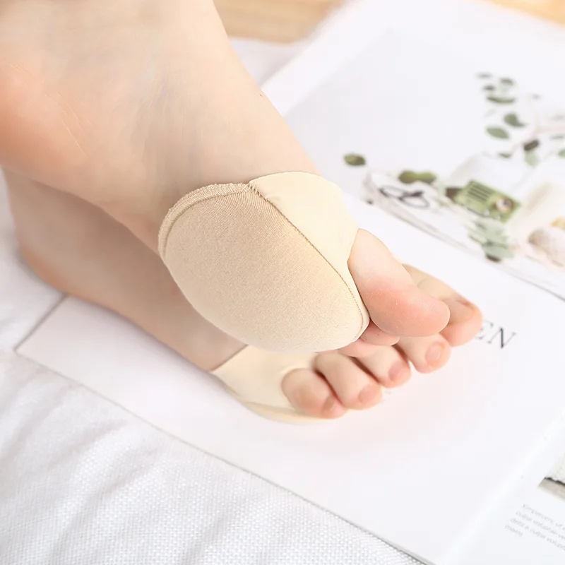 50Pairs Women High-Heeled Forefoot Pad Toe Socks Five Finger Summer Open Toe Comfortable Invisible Socks