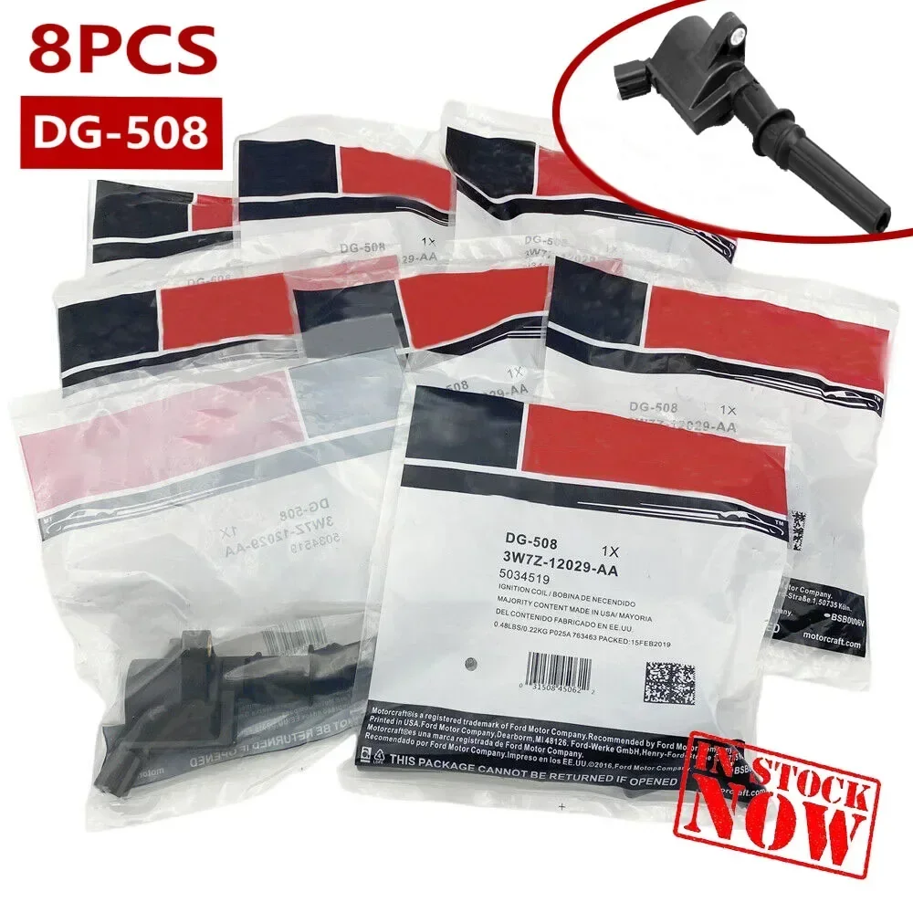 8 шт. DG-508 катушка зажигания IC2042 для F-150 F-250 M USTANG L INCOLN E RCURY EXPLORER 3W7Z-12029-AA |