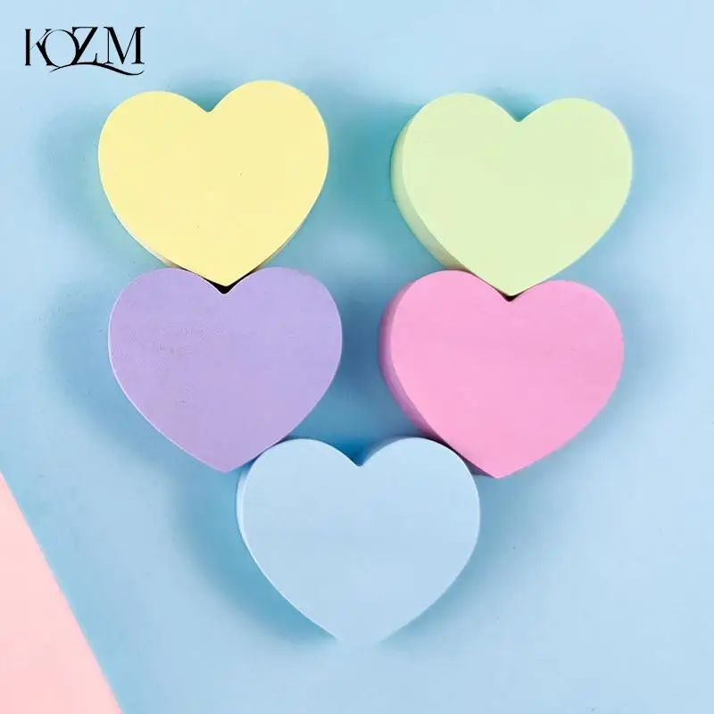 

120 Sheets Heart Sticky Notes Notepad Self Sticky Note Pads Notebook Planner Sticker For Office School Stationery Accessories