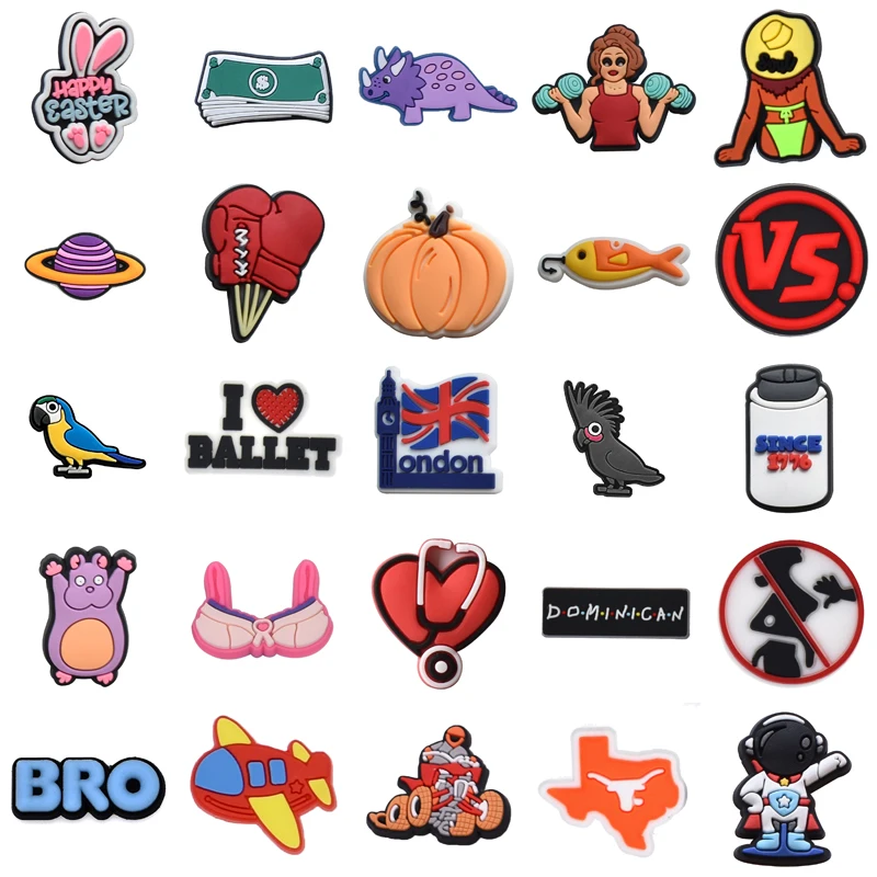 

Boy Men Wholesale Bulk Decorations for Crocs Para Pins Set Jeans Packs Women Charm Kids Shoes Accessories Girl Gifts Shoe Charms