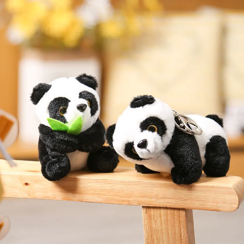 

new Lovely Bamboo Panda National Treasure Pendant keychain So good doll lifelike soft toy cute decorate fashione birthday gift