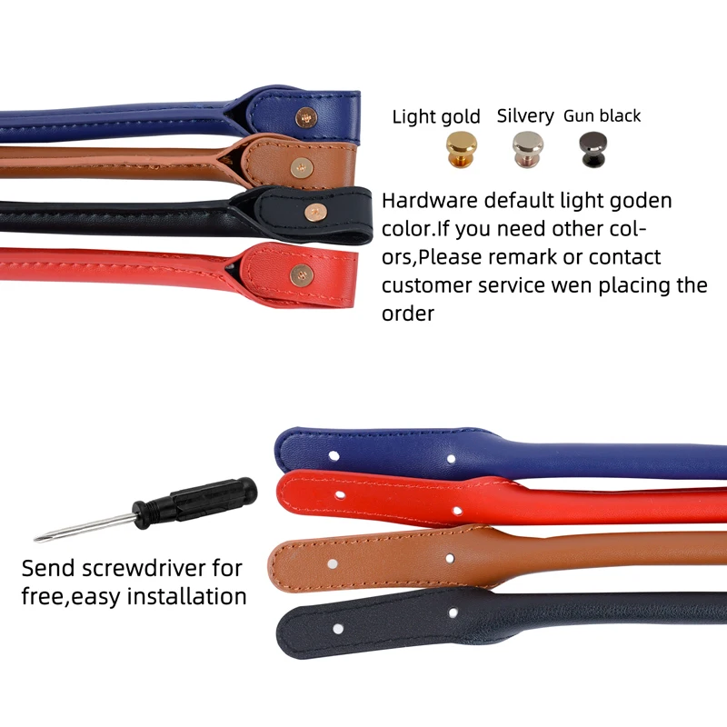 New long PU Leather bag Strap Fashion Ladies Women Handbag DIY Handles for Bag Replacement Accessories