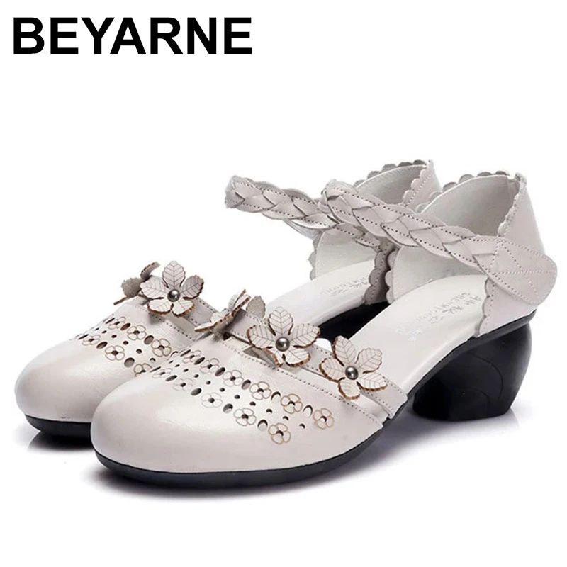 

Женские классические туфли, новинка 2023, модные нежные туфли из натуральной кожи на среднем каблуке, женские туфли с круглым носком