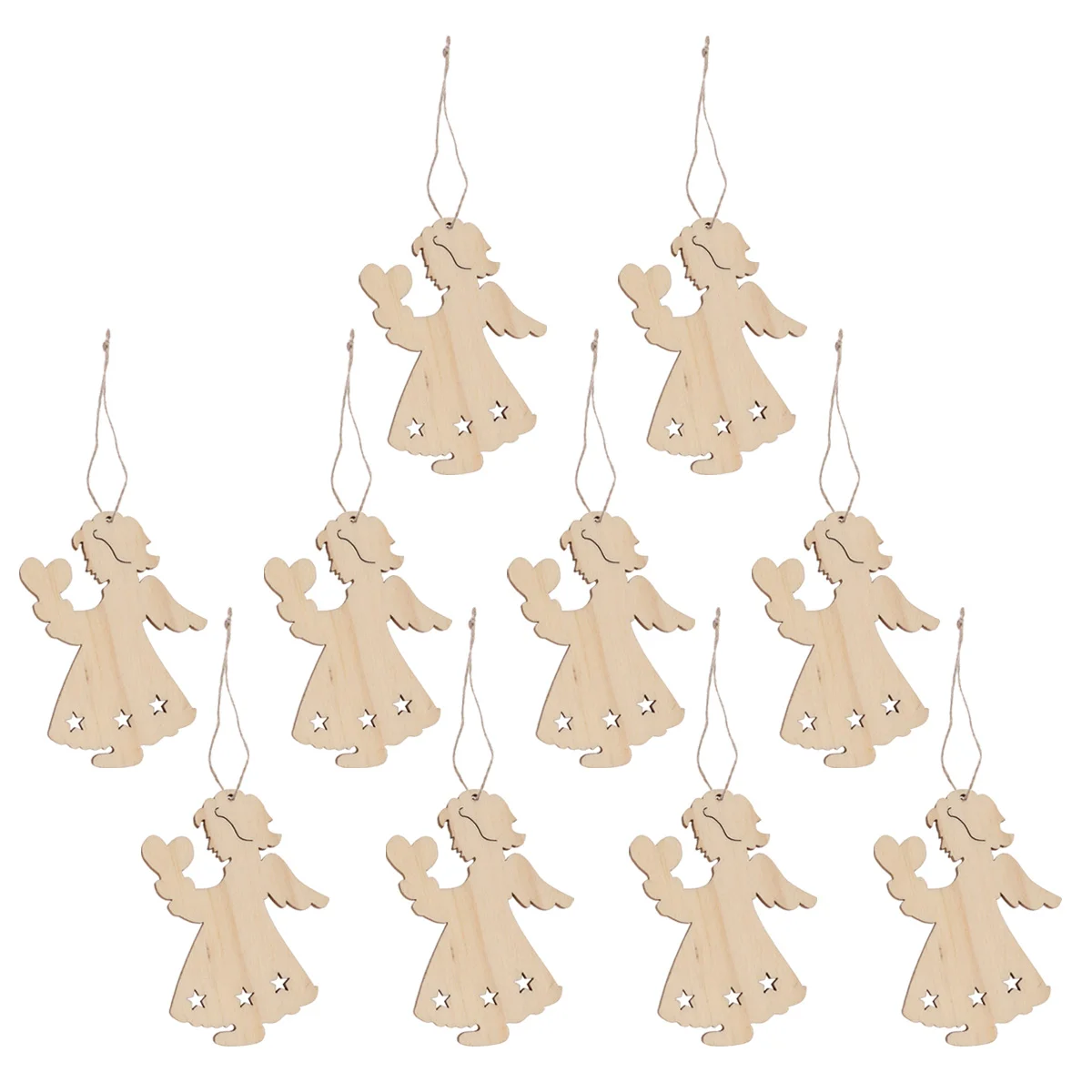 

10pcs Christmas Gift Tags Christmas Gifts Tags Santa Chips Xmas Cutouts to