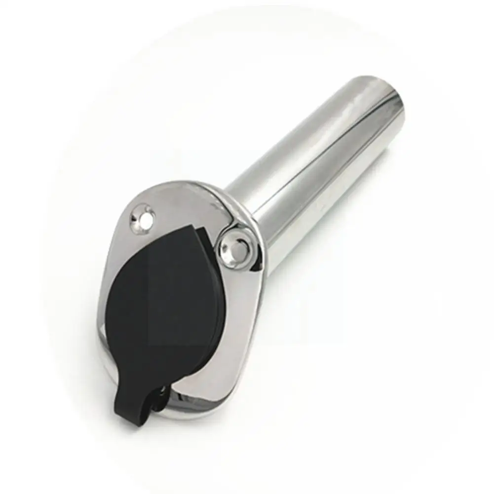 

90degree Fishing Pole Stand High Quality Steel Flush Mount Rod Holder For Boat Accessories Marine S0j5