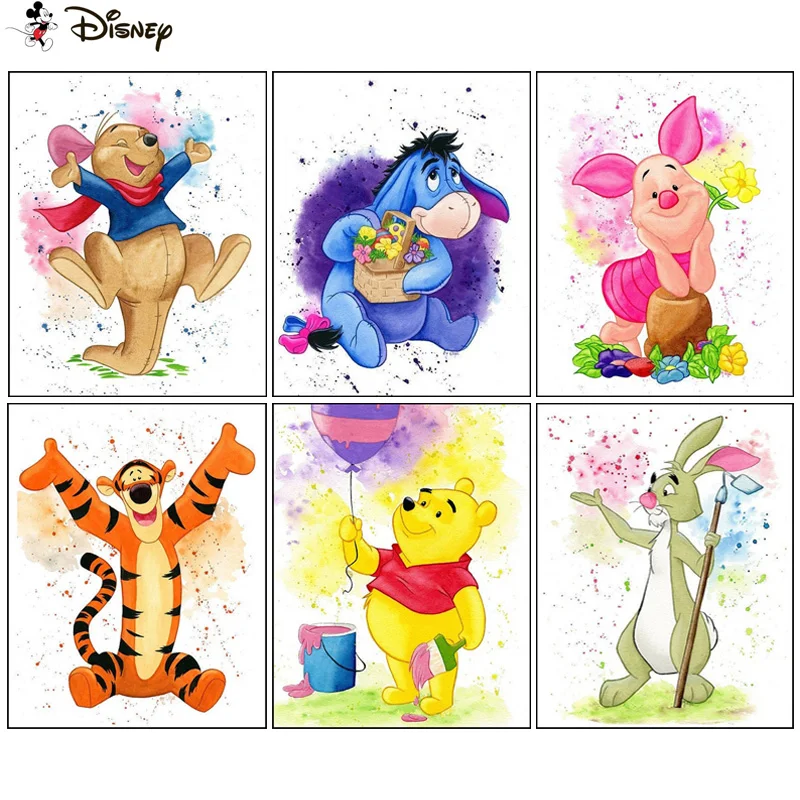 

Алмазная живопись Disney «Винни-Пух», вышивка крестиком, фото на заказ, вышивка из страз, квадратная круглая вырезка, домашний декор