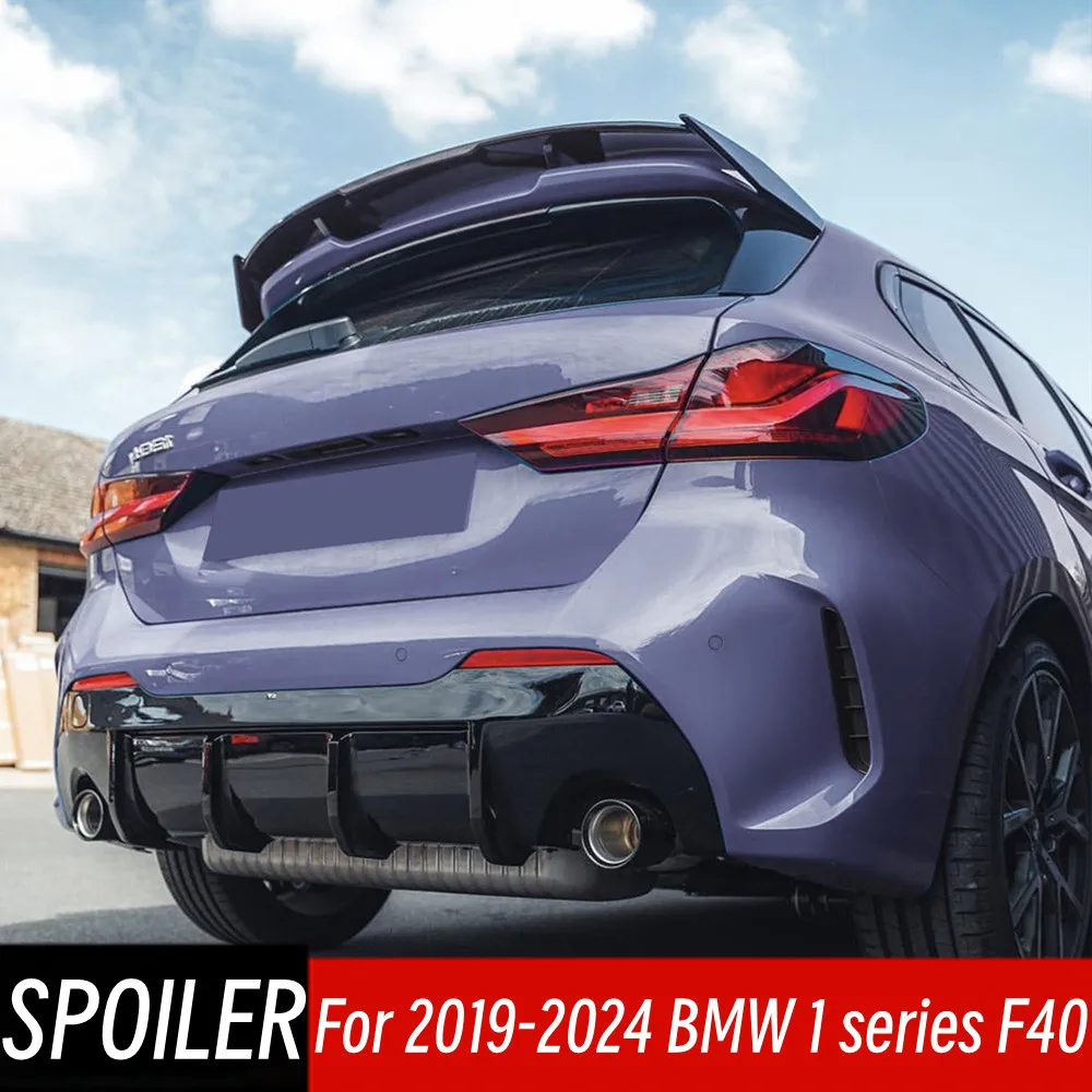 Фото Для BMW 1 серии F40 118i 120i 128ti M135i xDrive 116d 118d 120d (2019-2024) — задний спойлер на крышку багажника, аксессуар для автомобиля №1
