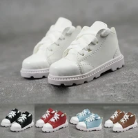 bjd shoes white black brown blue red doll fashion pu leather casual shoes for 13 14 bjd sd dd mdd doll accessories