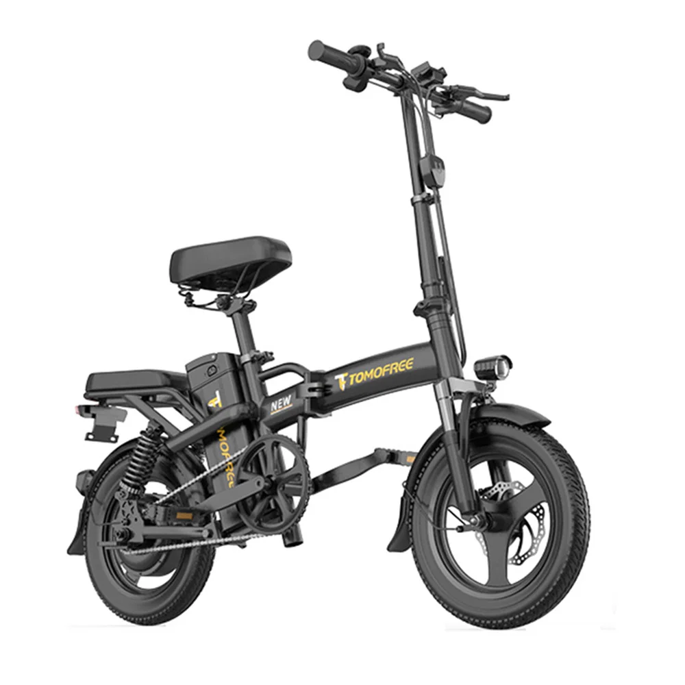 

48V Adult Electric Bicycle Luxury Fold Battery Vehicle Shock Absorption Aluminium Alloy Lithium Double Person