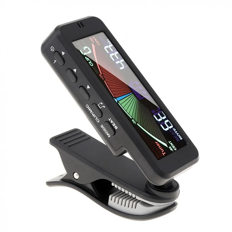 

3 in 1 Guitar Tuner Large LCD Screen Metronome Generator with Clip for Chromatic Guitar Bass Ukulele Violin