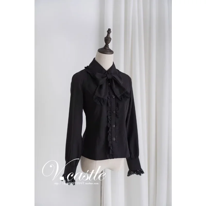 Женская рубашка с бантом Camisa Feminina