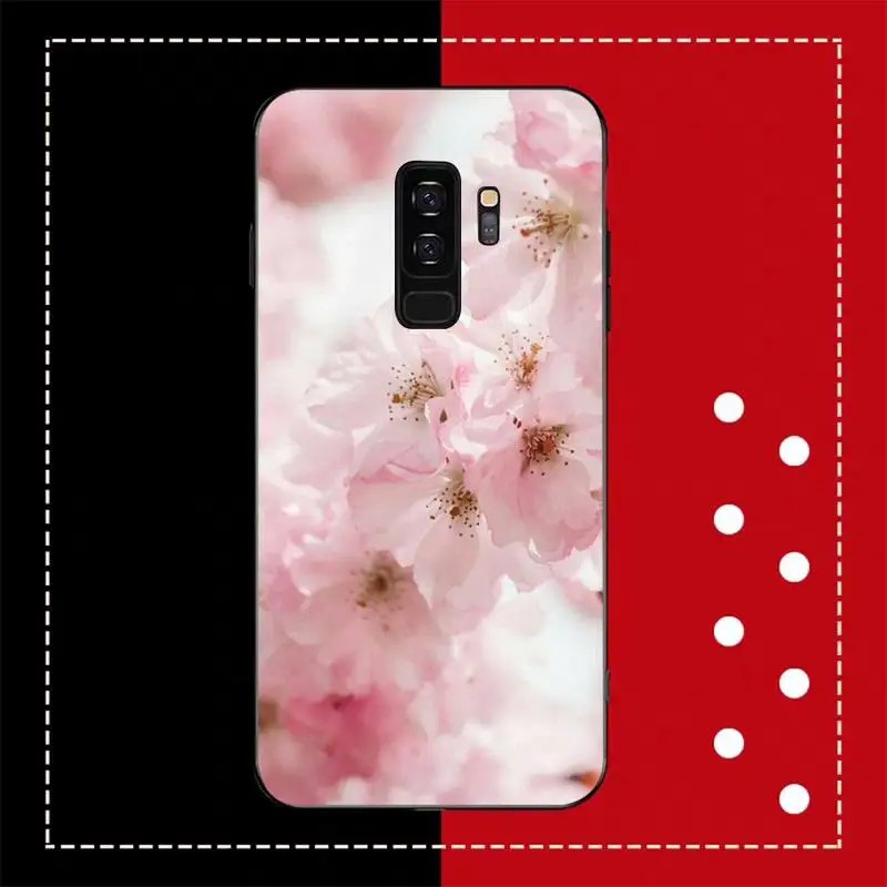 Peach blossom Phone Case for Samsung S20 lite S21 S10 S9 plus for Redmi Note8 9pro for Huawei Y6 cover