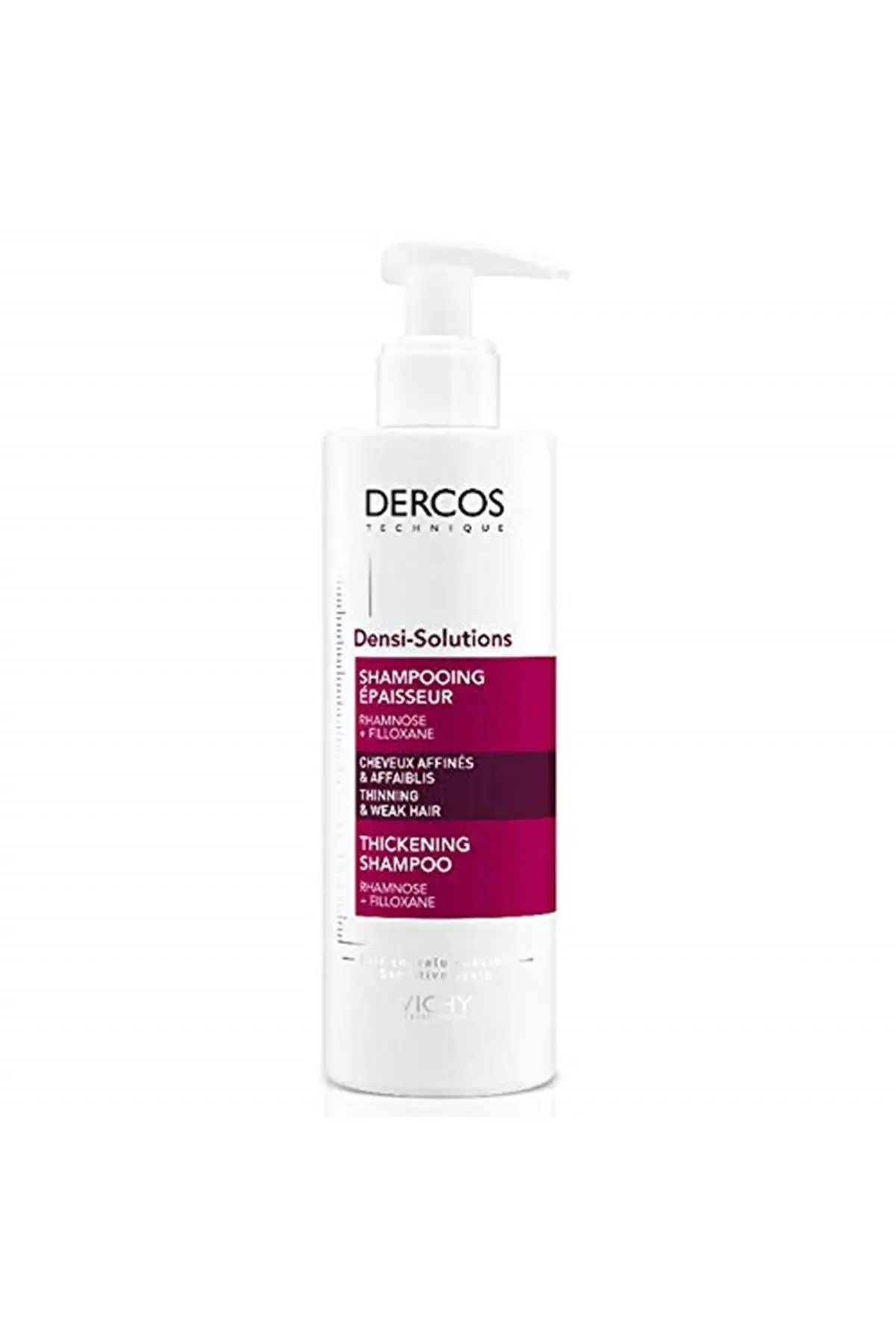 

Brand: Vichy Dercos Densi-Solutions for More Intense and Fuller Looking Hair Care Shampoo 1 Pa