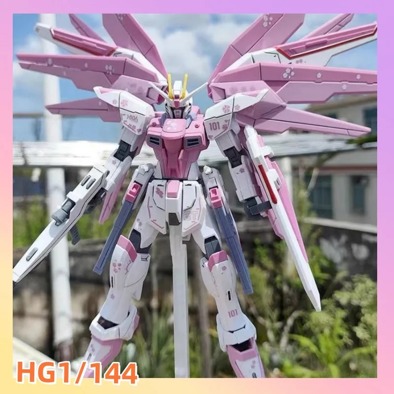 

Модель XingDong Gandam, вишневый цвет, розовый, коллекция 1/144 года, аниме фигурка Freedom 2,0, набор моделей HG Gunpla для сборки, детские игрушки, подарки