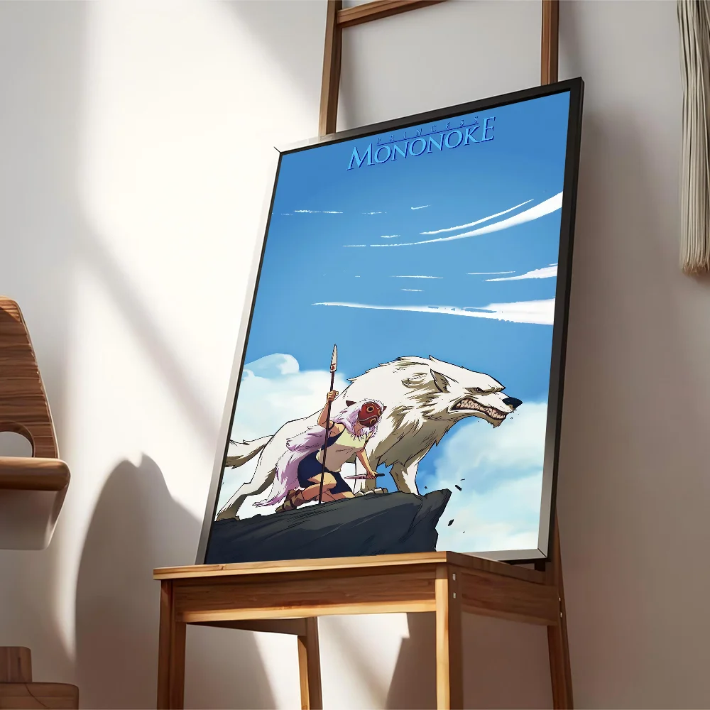 Мультфильм аниме девушка M-Mononoke H-Hime постеры липкие HD качество настенное