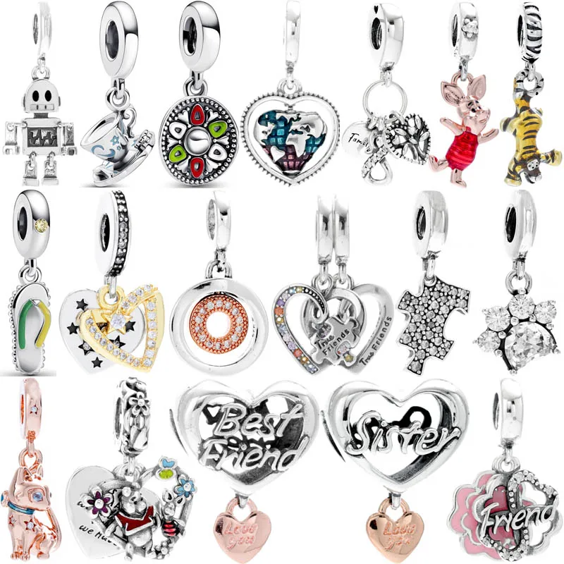 

Бусина-Шарм «клевер» из серебра 925 пробы для браслета