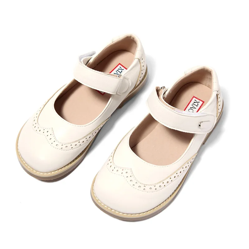 

Прогулочная обувь для девочек для дома и улицы мягкая кожаная обувь на плоской подошве для детей повседневная обувь детская удобная модная обувь весенняя одежда