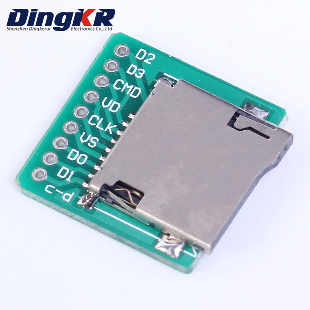 Сверхмаленькая плата для карты памяти Micro SD TF, адаптер для интерфейса карты, Модуль платы 20x20 мм 2 мм