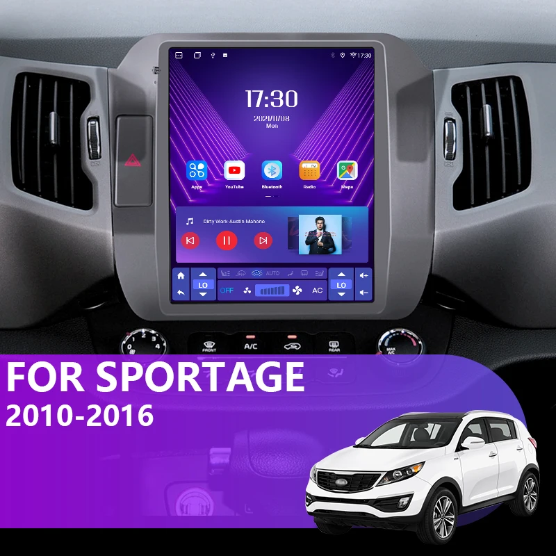 JMCQ 2 Din Android 11 Автомобильное радио для KIA Sportage 3 2010 2011 2012 2013-2016 Мультимедийный видеоплеер GPS Стерео головное устройство Carplay on.