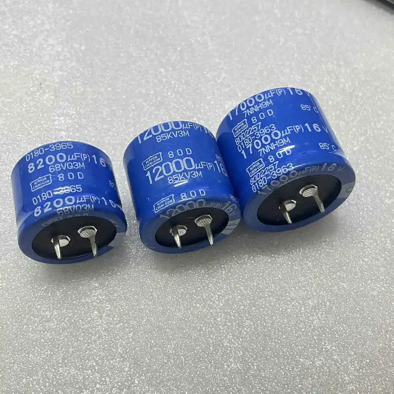 2 шт./лот 16 В 8200 мкФ 12000 17000 фильтр накаливания электролитический конденсатор