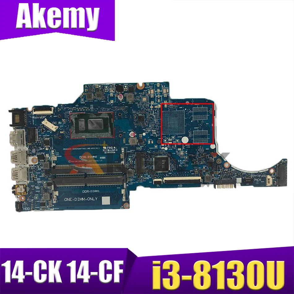 

Материнская плата для ноутбука Hp 14-CK 14-CF 240 G7 L23231-601 6050A2977601-MB-A01 с процессором i3-8130U DDR4 100%