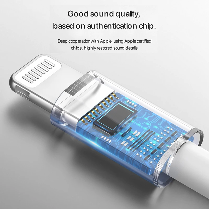 Адаптер D8 Aux для iPhone MFi Lightning на 3 5 мм адаптер наушников 13 12 11 Pro Max XR кабель