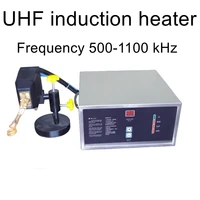 3kw handheld uhf induction heating machine copper tube welding machine quenching small brazing high frequency coil tool