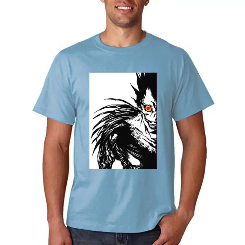 

Футболка мужская с принтом из м/ф «тетрадь смерти»