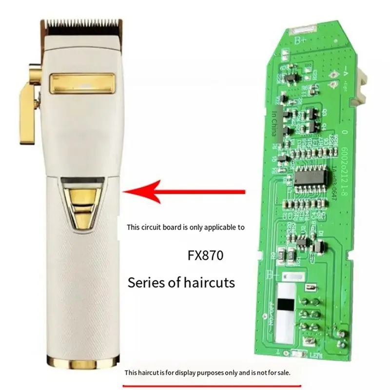 Фото Материнская плата A83G, для триммера для волос Babyliss 870, плата управления, совместимая с бесщеточным двигателем, плата управления для машинки для стрижки Babylisspro №3
