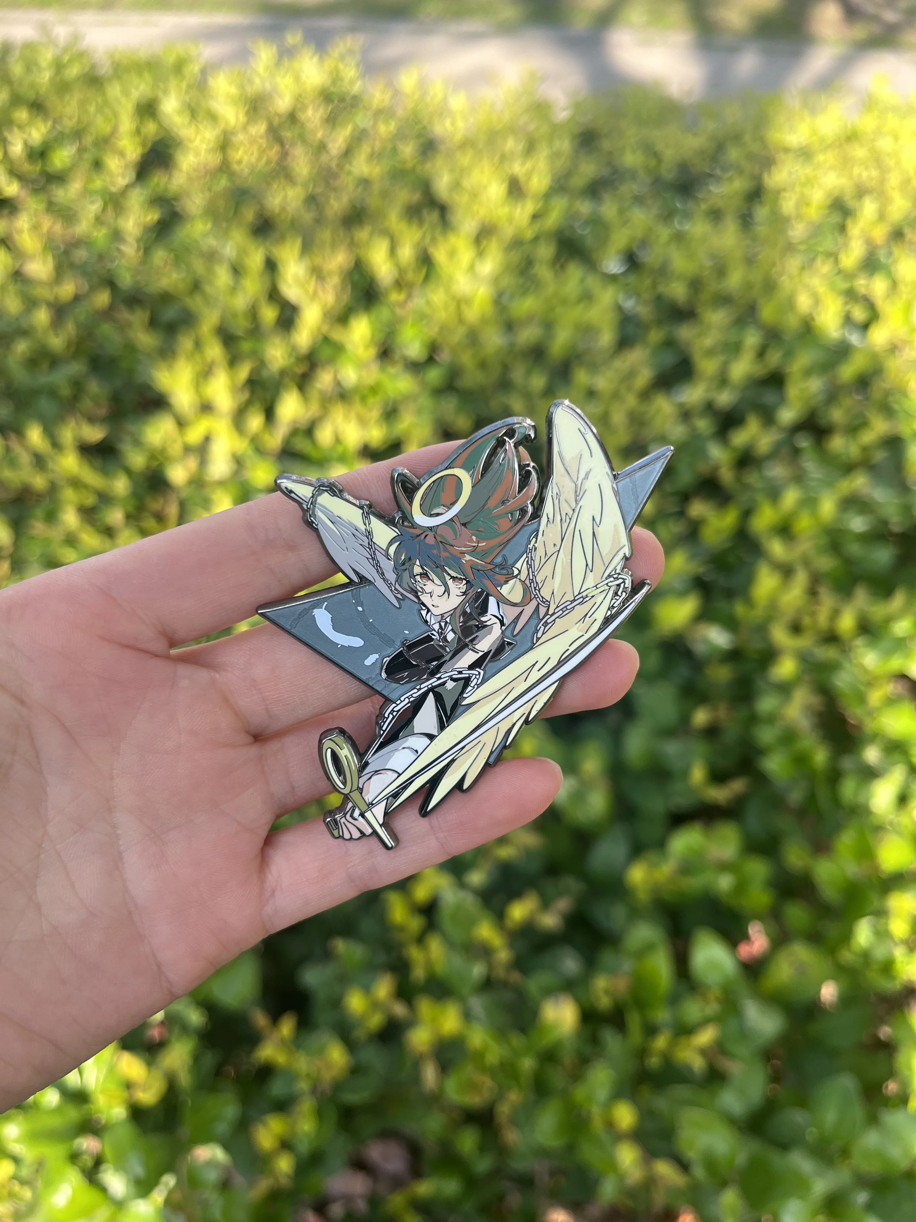 Черная молоток аниме Ёсиды Ёру "Человек с бензопилой" 70 мм косплей брошь-бэйдж для коллекционеров фанатов подарок.