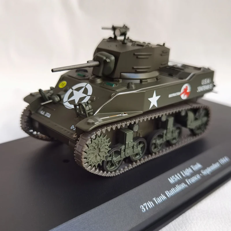 Масштаб 1:43 1944 Франция M5A1 фотоемкость оригинальная Готовая модель танка из сплава