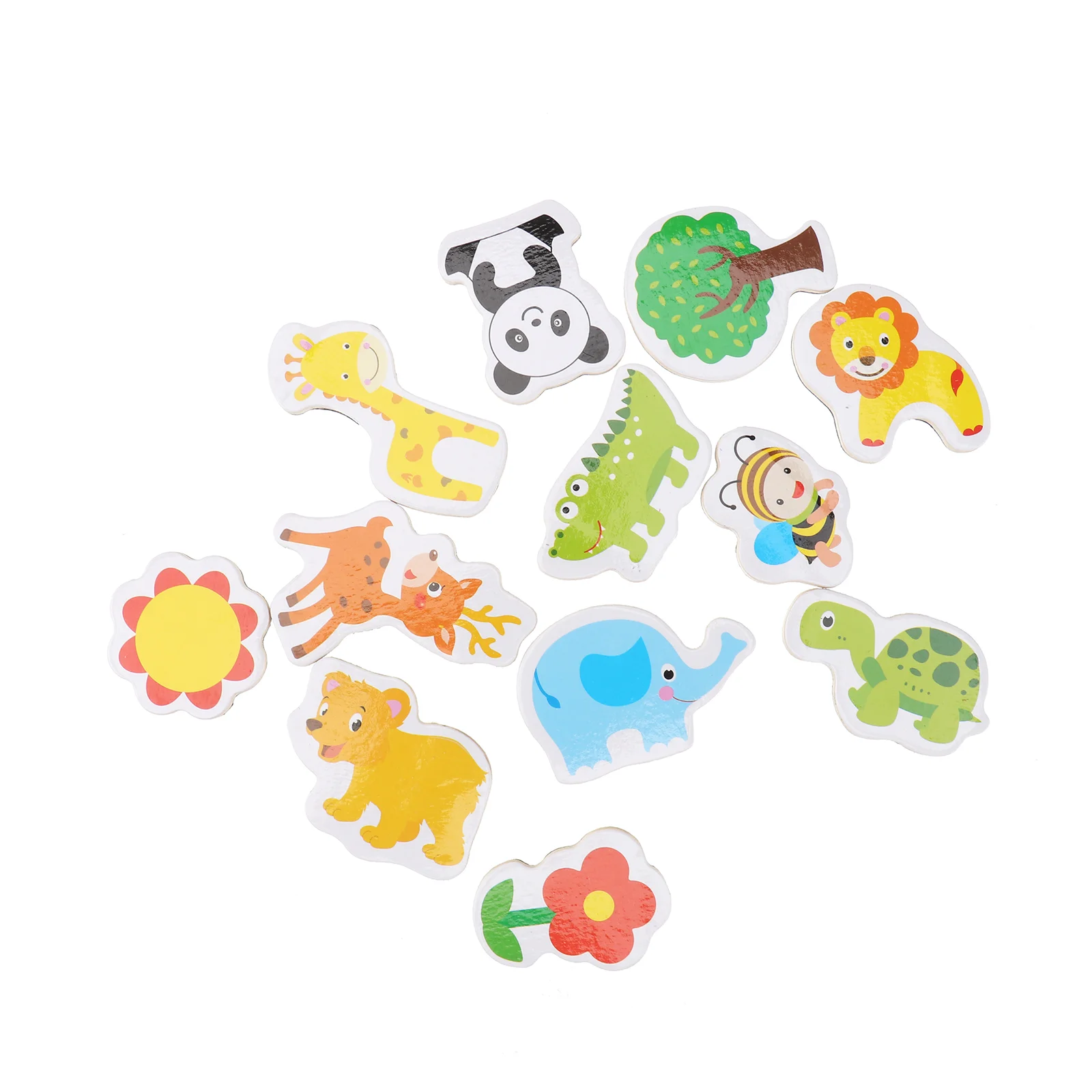 

64pcs Fridge Magnets Refrigerator Magnets Nursery Magnets Toy Magnets for Whiteboard Animals Magnet Toy