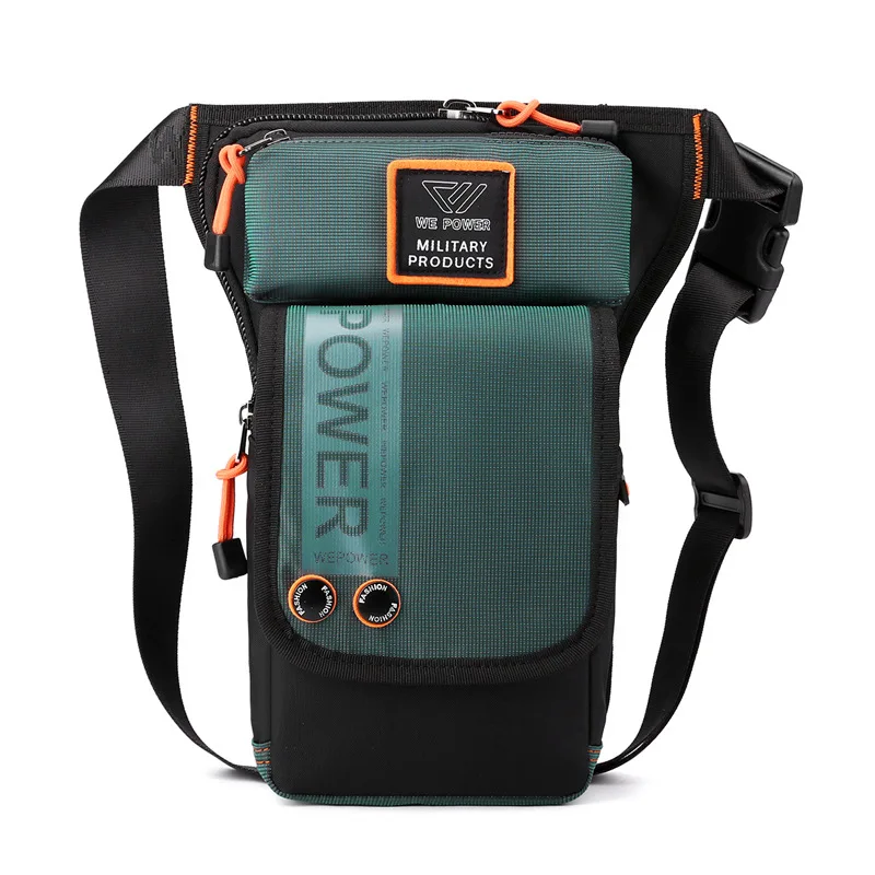 New Cycling Leg Bag - Outdoor Sports Close-fitting Waist Pack - Casual Men's Large Capacity Shoulder Sling Chest Bag
