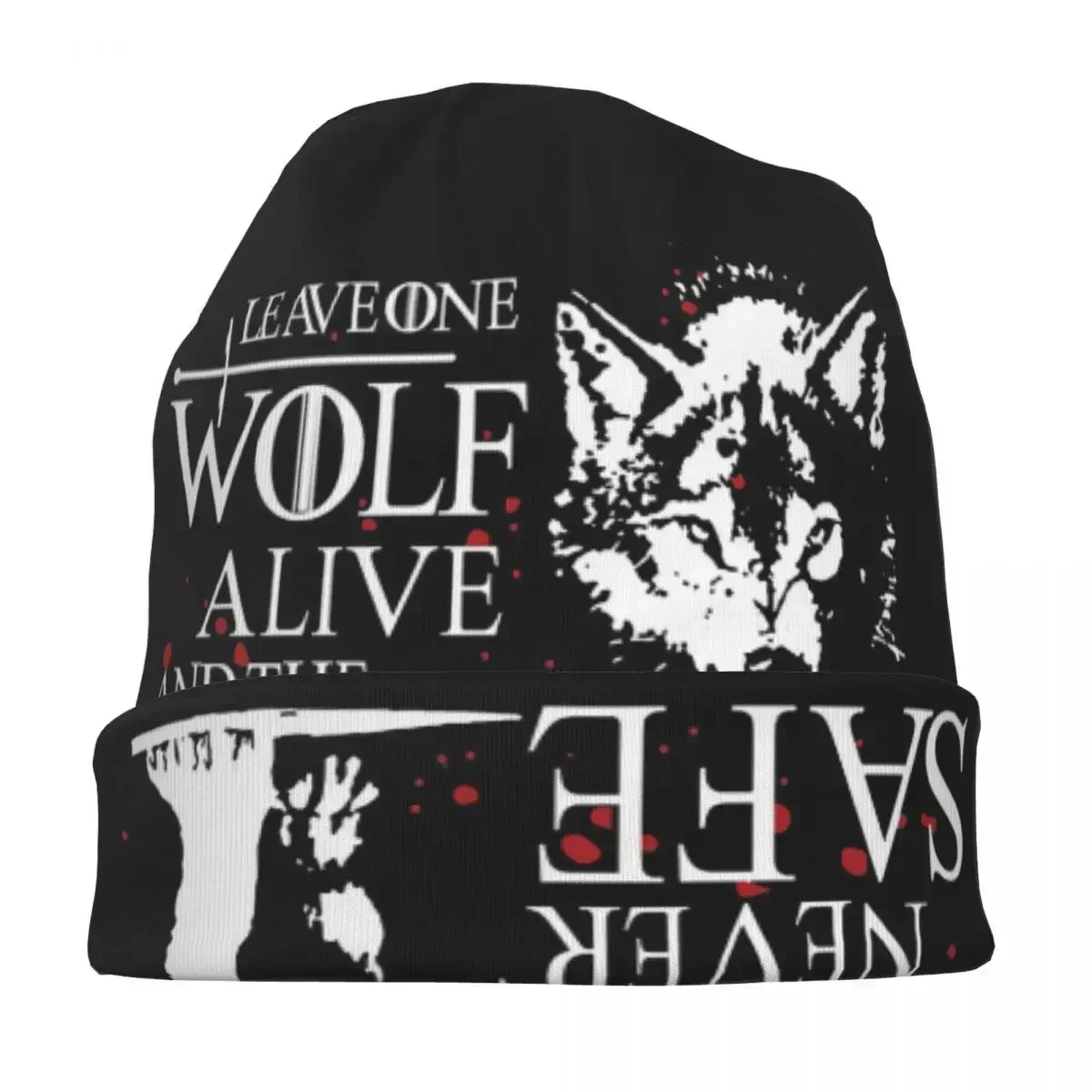 Leave One Wolf Alive And The Sheep Are Never Safe Мужчины Женщины Шапки Вязаный капот Шапка Теплые