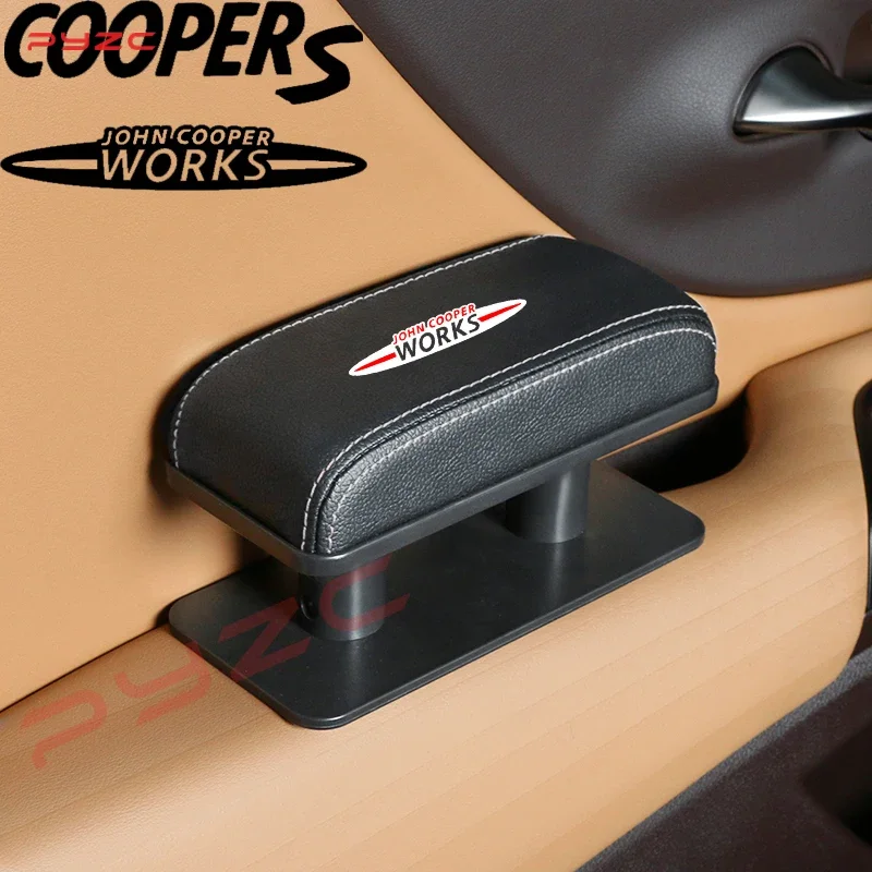Эргономичный Armleuningen Pu Lederen Autodeur Verhoogend Pad Elleboogsteun для Mini Cooper WORKS F55 F56 F60 F53 F54 R55 John