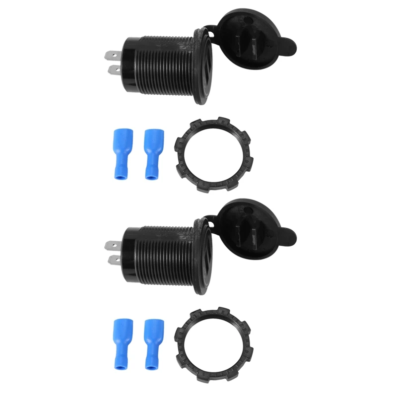 

3X 5V 4.8A Dual USB Charger Socket Adapter Power Socket for 12V 24V Car Ship Rv