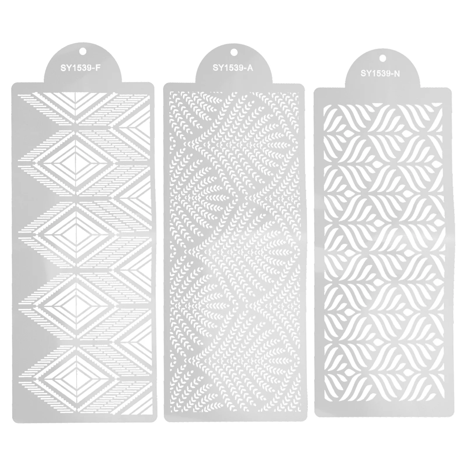 

Wedding Decor Printing Mold Cake Making Templates Tool 40X16X0.2CM Painting Stencils Plastic Baking Molds