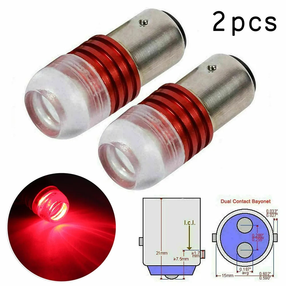 

7528 Bulbs Brake LED Light DC 12V Light Stop Strobe Tail 1000K 1157 2357