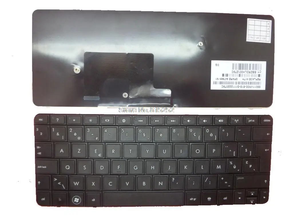 Клавиатура для ноутбука HP MINI110-3700 Black Canada CA 647569-A41 Blgium BE 647569-161 Black America LA Клавиатура для ноутбука HP MINI110-3700 Black Canada CA 647569-A41 Blgium BE 647569-161 Black America LA